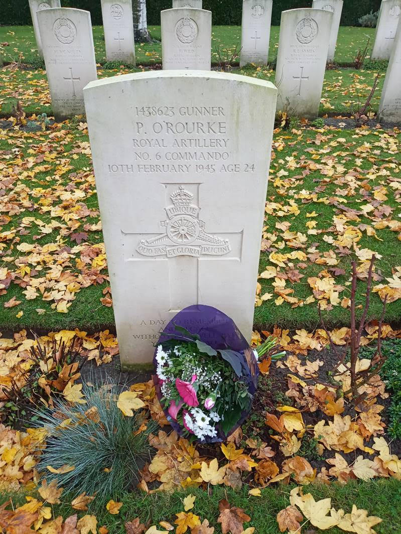 Gnr Patrick O'Rourke grave - November 2021