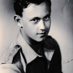 Capt. Michael Wenner, Cairo 1943, 151/6 Para. Bn., aged 22