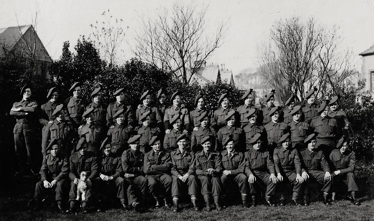 No.9 Commando troop at Criccieth circa 1941