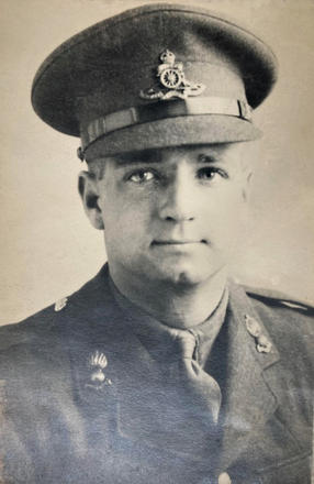 Robert Ernest Edgley in the Royal Artillery