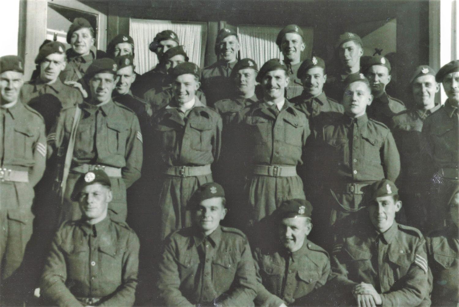 Tanky Bryne, Leslie Finnis, and others from No.4 Cdo