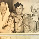 Bob Lowson, Walter William Cottam and John 'Jock' Jamieson, at Geneifa,1941
