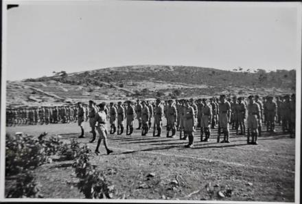 Island of Vis, Parade and Inspection by Tito 1944 (2)
