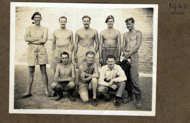 No.5 Commando officers at Ahmednagar 1945.