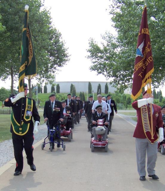 The Veterans parade.