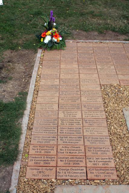 Pavers at the Army Commando Memorial - 1