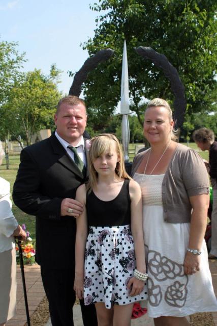 Mark Heard and family at Alrewas 2010