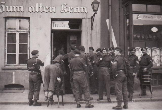 After the Sgts Mess 'do' at the Zum Alten Kran , Luneberg