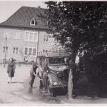 Captured German wireless car and Jack Merton