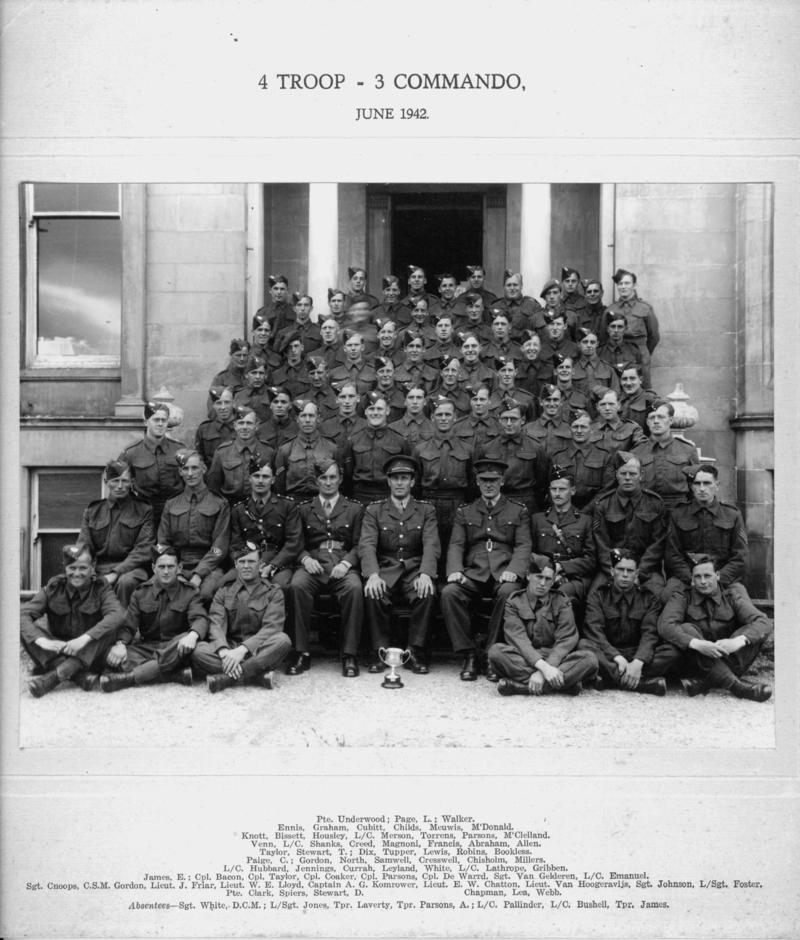 No.3 Commando 4 troop June 1942