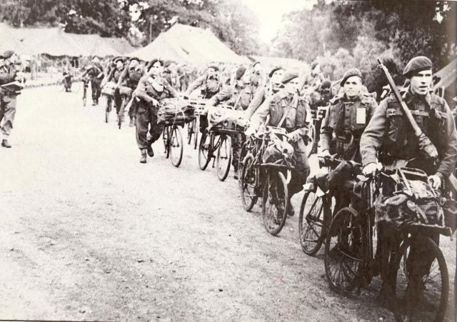 No.3 Commandos and their bikes