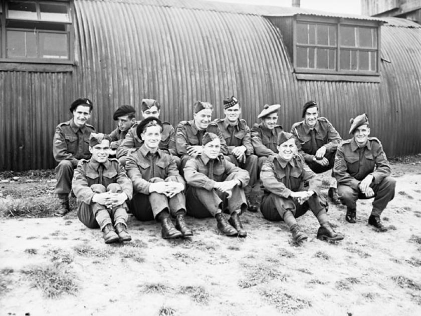 Canadians training at Ringway 1st Parachute Training School