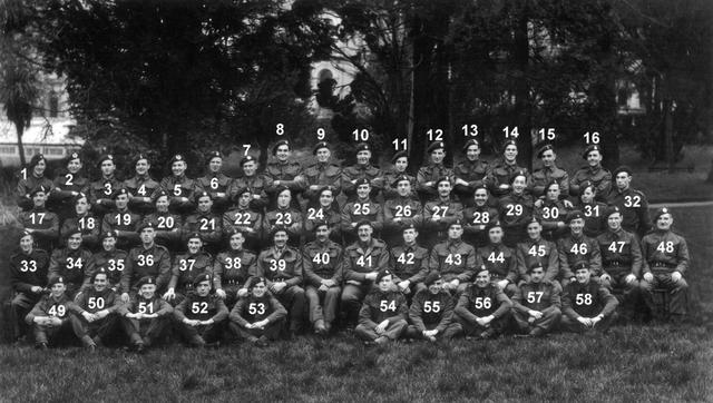 No.4 Commando F troop Falmouth 1943 - with names