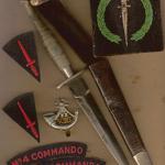 Insignia and dagger of L/Cpl. Stanley Swinson