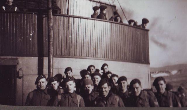 Group of No. 2 Cdo aboard HMS Keren November 1942