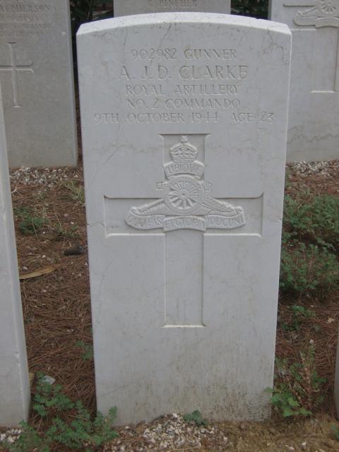 Gunner Alfred Clarke