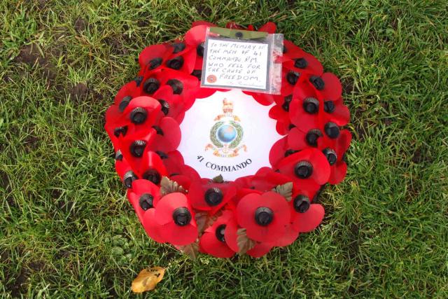 41 RM Commando wreath laid at Bergen-op-Zoom War Cemetery