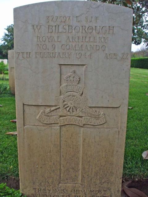 Lance Sergeant Walter Bilsborough