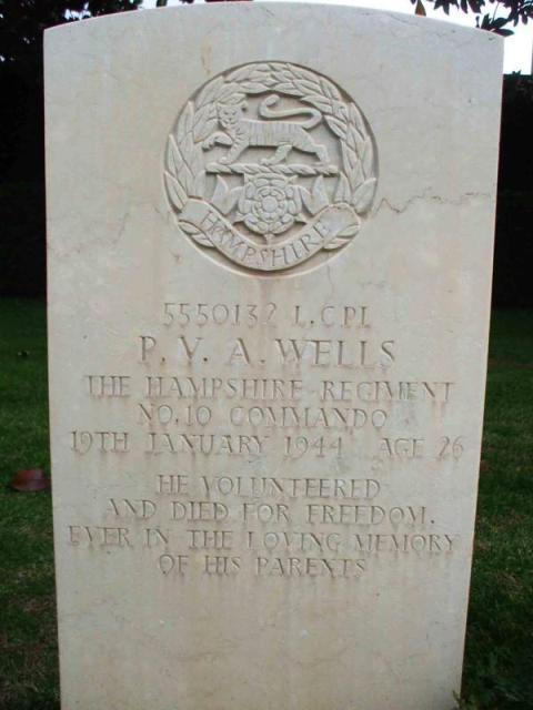 Lance Corporal Peter Wells