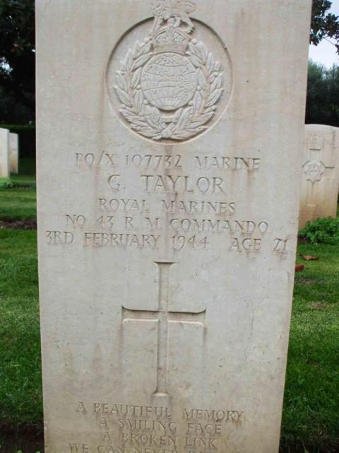 Marine George Taylor