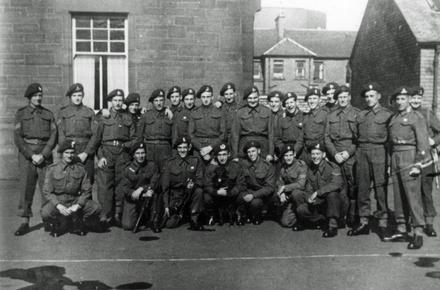 No. 4 Commando  'A' Troop  1942, Barassie St School, Troon.