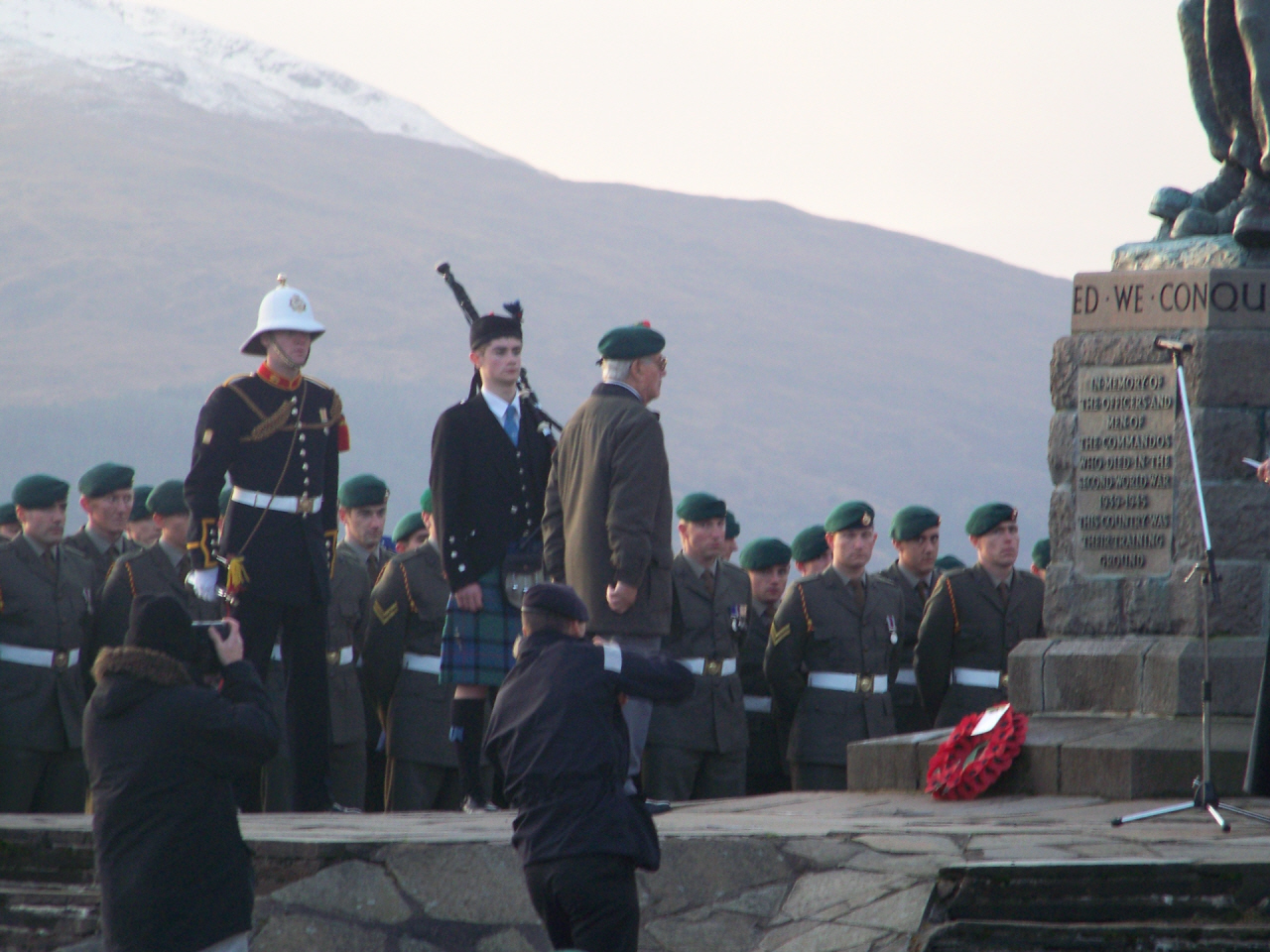Service at the Commando Memorial, Spean Bridge - 33