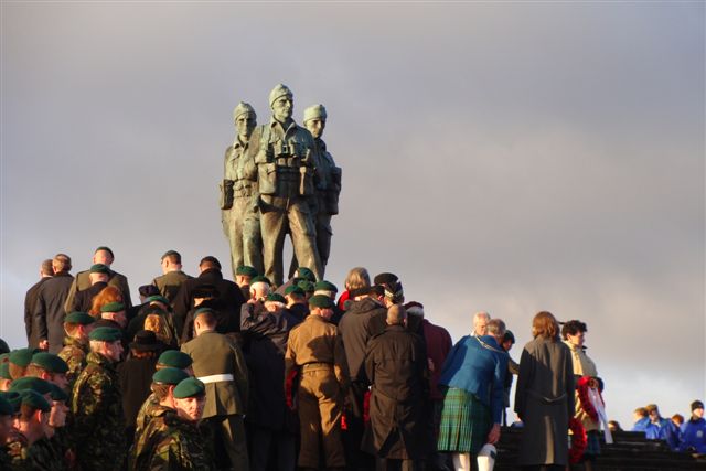 After the service at the Commando Memorial - 1