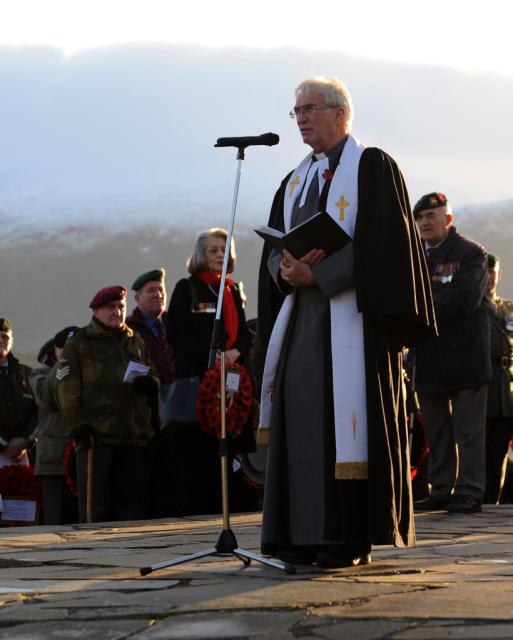 Service at the Commando Memorial, Spean Bridge - 14