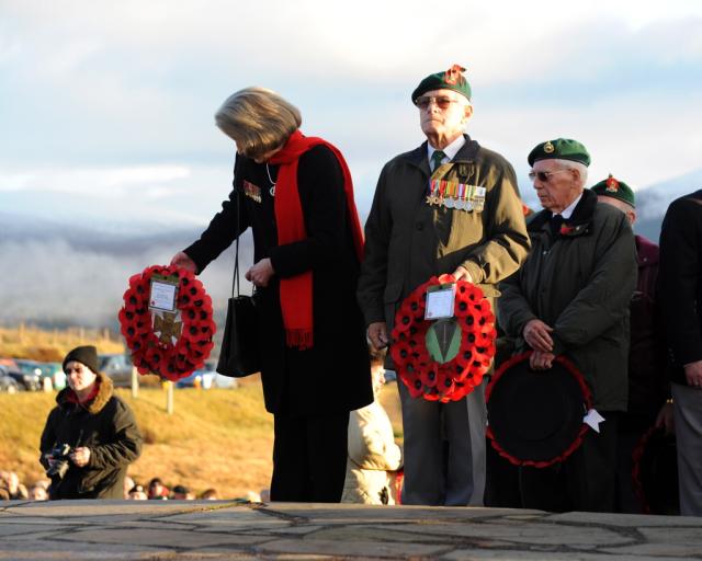 Service at the Commando Memorial, Spean Bridge - 17