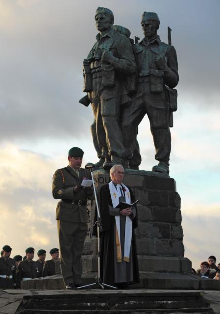 Service at the Commando Memorial, Spean Bridge - 21
