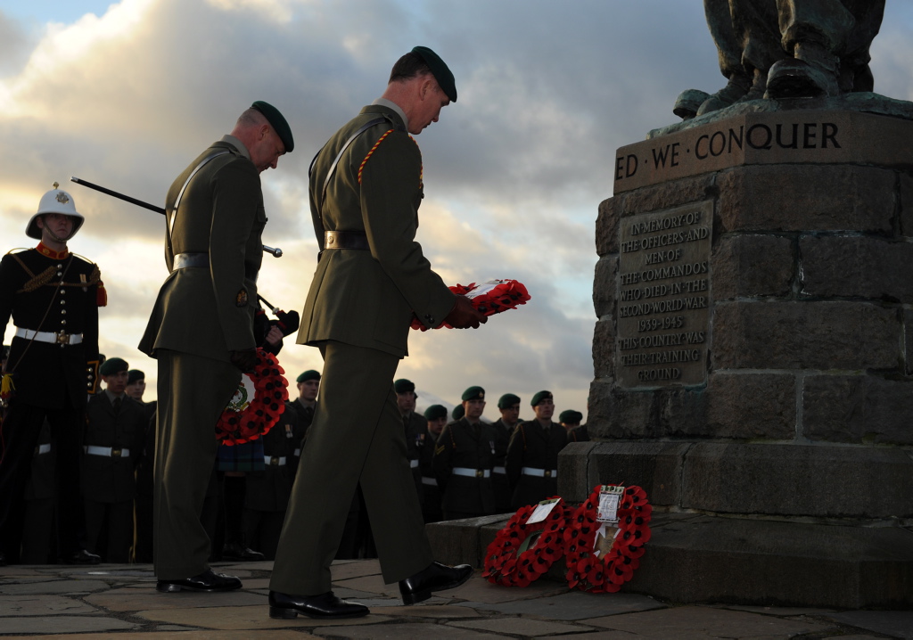 Service at the Commando Memorial, Spean Bridge - 22