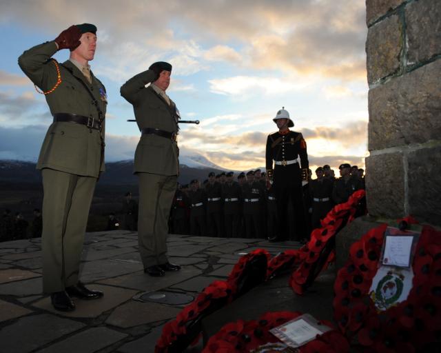 Service at the Commando Memorial, Spean Bridge - 31
