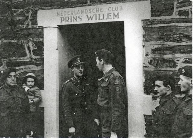 HRH Prince Bernhard and Capt. Mulder 10IA Cdo. Dutch troop- Port Madoc 1942