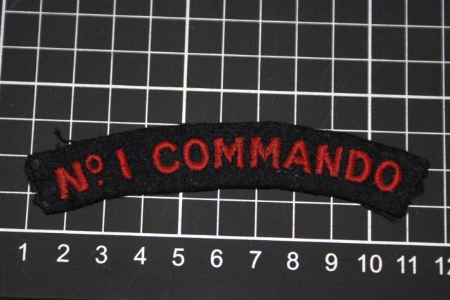No1 Commando shoulder patch