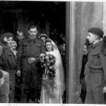 Marriage of Bill Timmer and  Mair Eluned Williams, Porthmadog 1943