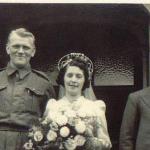 Pte. Martien van Barneveld, marries a lovely girl from Northern Ireland, 17 March 1943