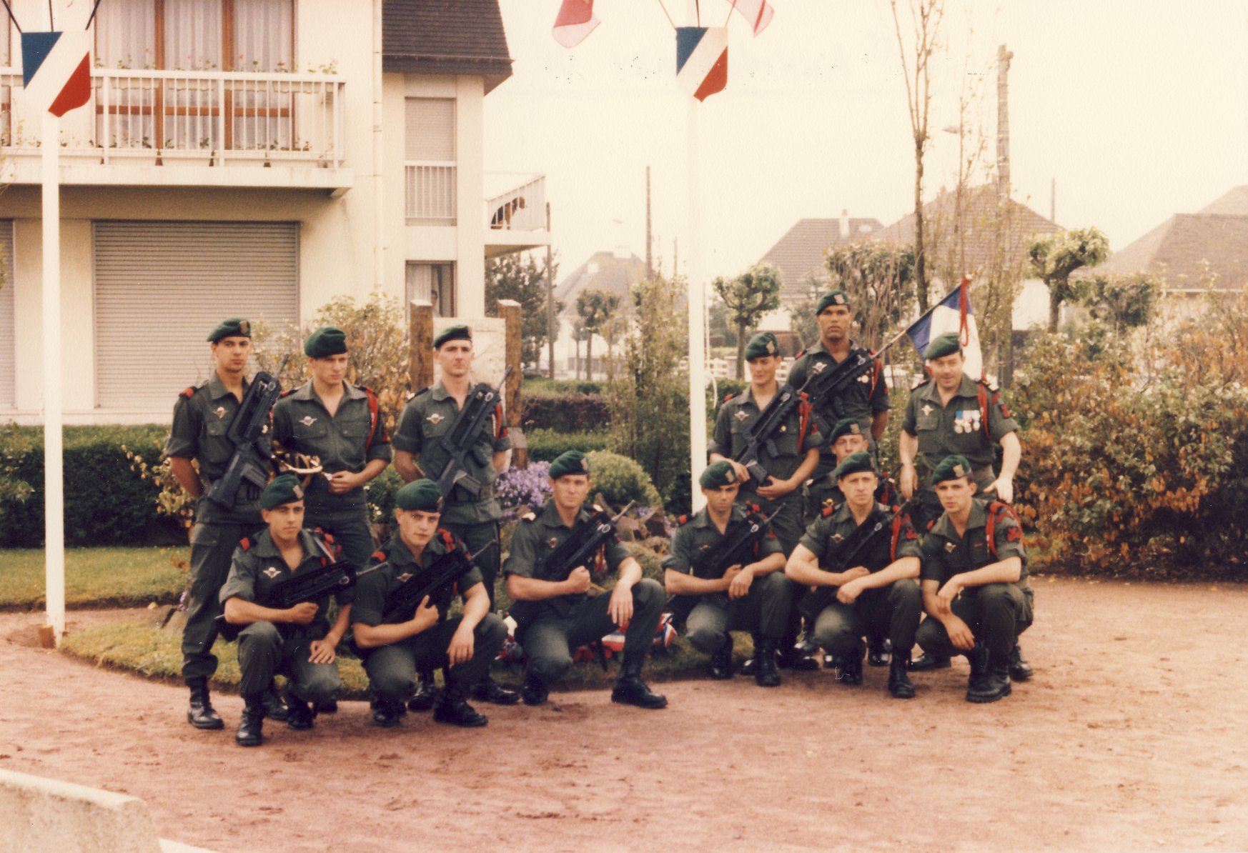 French Commando guard of honour