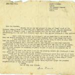 Letter from Lieut Devine