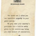 Letter from HM King George V1