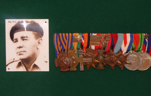 Photo and medals of R. C. Michels