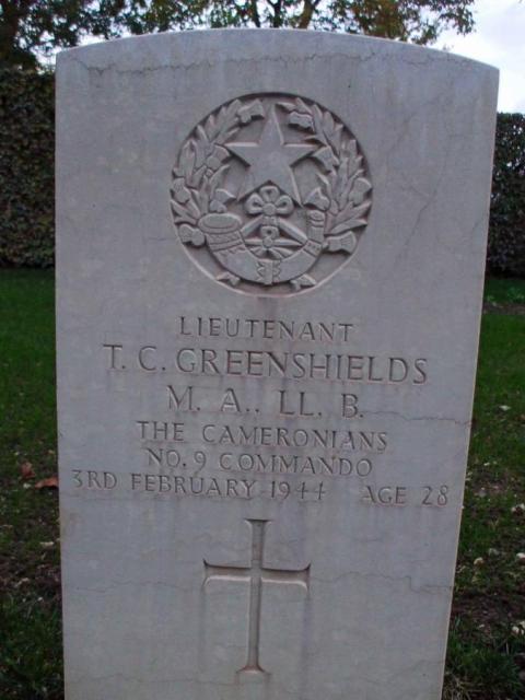Lieutenant Thomas Greenshields