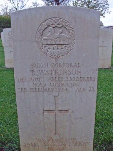 Corporal Thomas Watkinson