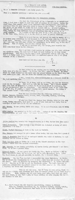 Post war No.4 Commando newsletter 11th hour edition