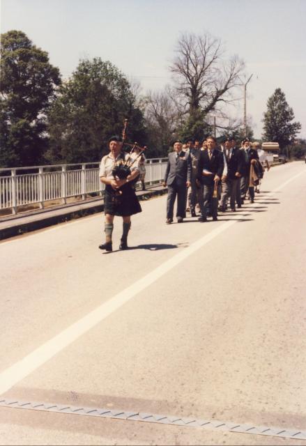 March across Pegasus Bridge