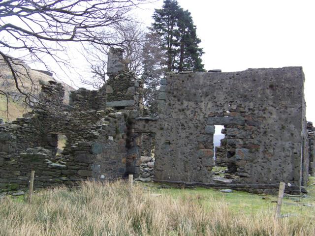 Plas Cwm Llan pock-marked by bullets