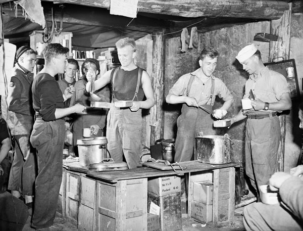 Men from Royal Canadian Navy Beach Commando "W"