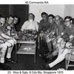 8 Bty Sgts Mess Singapore 1970