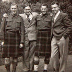 Sid Murdoch, Tom McCormack, Ken McAllister and Bill Hughes
