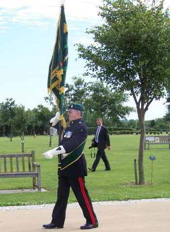 Fred Davies parades The CVA Standard