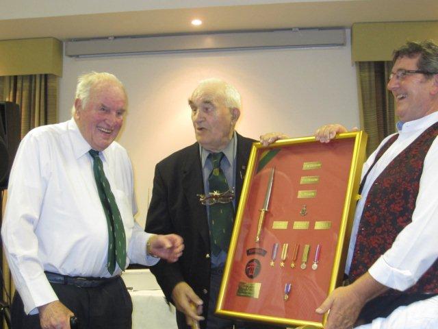 Presentation of Purple Heart to Harry Winch (1)